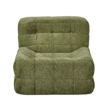 Zephyr Chenille Compressed Armless Lounge Chair